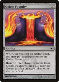 Golem Foundry - Scars of Mirrodin - Magic: The Gathering card