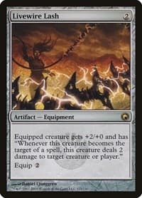 Livewire Lash - Scars of Mirrodin - Magic: The Gathering card