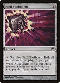 Nihil Spellbomb - Scars of Mirrodin - Magic: The Gathering card
