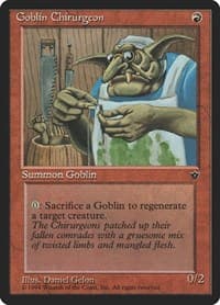 Goblin Chirurgeon (Gelon) - Fallen Empires - Magic: The Gathering card