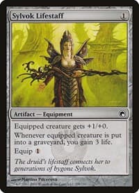 Sylvok Lifestaff - Scars of Mirrodin - Magic: The Gathering card