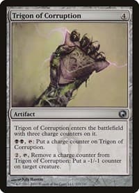 Trigon of Corruption - Scars of Mirrodin - Magic: The Gathering card