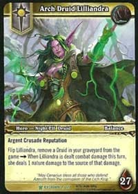 Arch Druid Lilliandra - Icecrown - WoW card