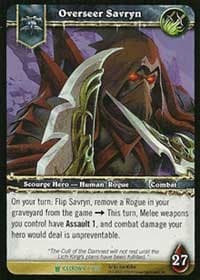 Overseer Savryn - Icecrown - WoW card