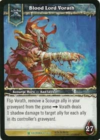 Blood Lord Vorath - Icecrown - WoW card