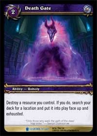 Death Gate - Icecrown - WoW card