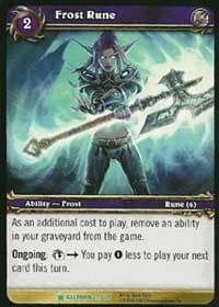Frost Rune - Icecrown - WoW card