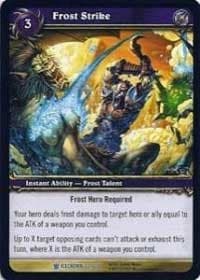 Frost Strike - Icecrown - WoW card