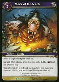 Mark of Undeath - Icecrown - WoW card