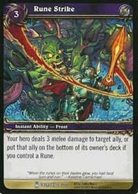 Rune Strike - Icecrown - WoW card