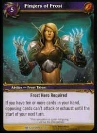 Fingers of Frost - Icecrown - WoW card