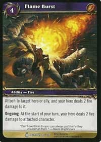 Flame Burst - Icecrown - WoW card