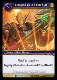 Blessing of the Templar - Icecrown - WoW card