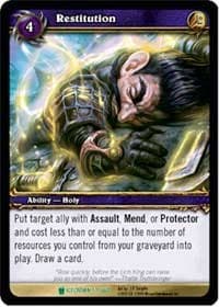 Restitution - Icecrown - WoW card