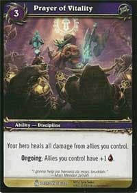 Prayer of Vitality - Icecrown - WoW card
