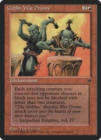 Goblin War Drums (Frazier) - Fallen Empires - Magic: The Gathering card