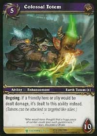 Colossal Totem - Icecrown - WoW card
