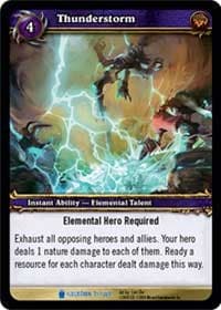 Thunderstorm - Icecrown - WoW card