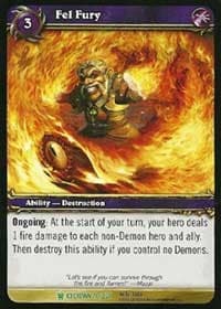 Fel Fury - Icecrown - WoW card