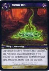 Nether Rift - Icecrown - WoW card