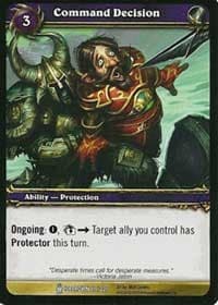 Command Decision - Icecrown - WoW card