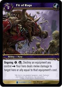 Fit of Rage - Icecrown - WoW card