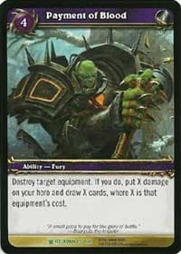 Payment of Blood - Icecrown - WoW card