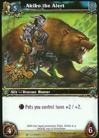 Akiko the Alert - Icecrown - WoW card