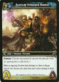 Justicar Johanna Rastol - Icecrown - WoW card