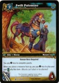 Swift Palomino - Icecrown - WoW card