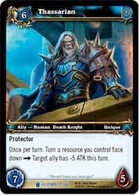 Thassarian - Icecrown - WoW card