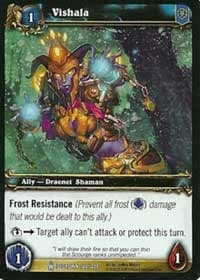 Vishala - Icecrown - WoW card