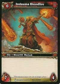 Indauma Bloodfire - Icecrown - WoW card