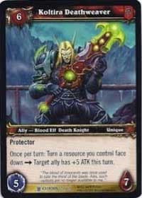 Koltira Deathweaver - Icecrown - WoW card