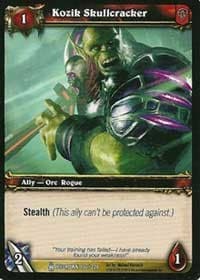 Kozik Skullcracker - Icecrown - WoW card