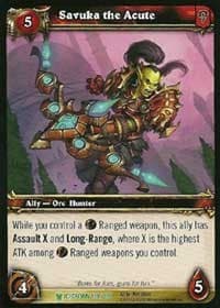 Savuka the Acute - Icecrown - WoW card