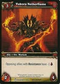 Vukora Netherflame - Icecrown - WoW card