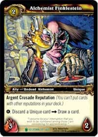 Alchemist Finklestein - Icecrown - WoW card