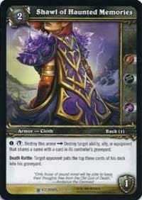 Shawl of Haunted Memories - Icecrown - WoW card