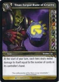Titan-forged Rune of Cruelty - Icecrown - WoW card