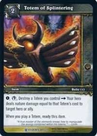 Totem of Splintering - Icecrown - WoW card