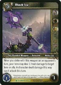 Black Ice - Icecrown - WoW card