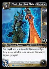 Voldrethar, Dark Blade of Oblivion - Icecrown - WoW card