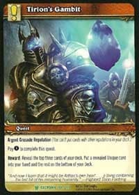 Tirion's Gambit - Icecrown - WoW card
