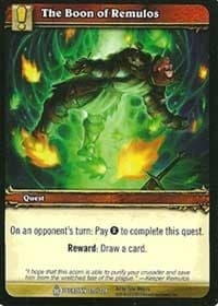 The Boon of Remulos - Icecrown - WoW card