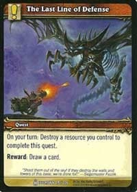 The Last Line of Defense - Icecrown - WoW card