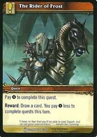 The Rider of Frost - Icecrown - WoW card
