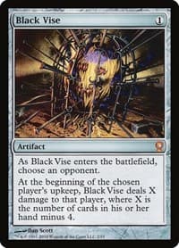 Black Vise - From the Vault: Relics - Magic: The Gathering card