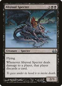 Abyssal Specter - Duel Decks: Divine vs. Demonic - Magic: The Gathering card
