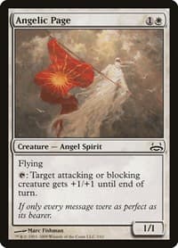 Angelic Page - Duel Decks: Divine vs. Demonic - Magic: The Gathering card